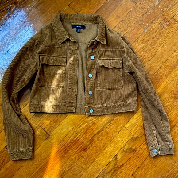 Y2K Forever 21 Corduroy Jacket - Picture 1 of 6
